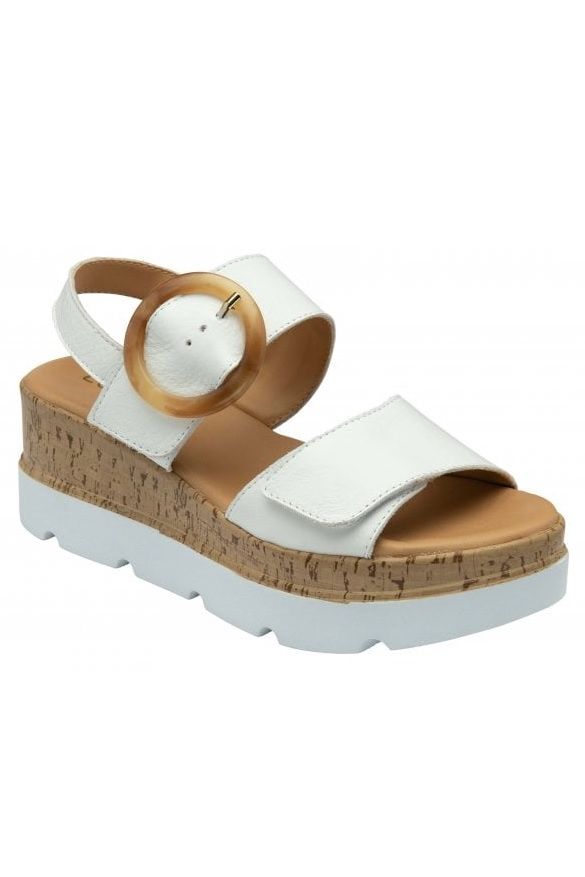 Lotus Cammie ladies sandal in white
