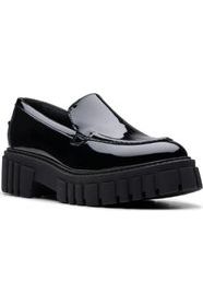 Clarks Page Loafer black patent