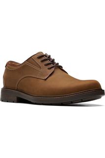 Clarks Mens Un Shire Low in Beeswax Leather at Meeks Shoes  display picture 2
