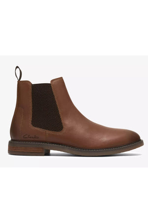 Clarks Jaxen Easy in Dark tan leather
