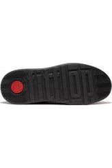 FitFlop F-Mode Leather Flatform Zip Ankle Boot black GM2-090