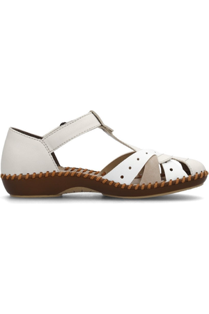 Rieker Womens M1655-61 in Beige