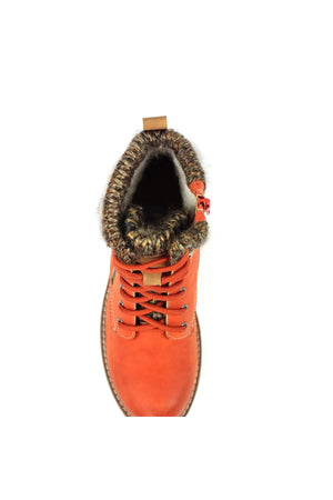 Lunar Millie GLB123 orange waterproof boot