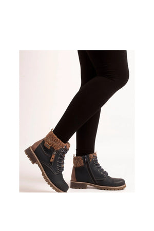 Lunar Millie GLB123 navy waterproof boot