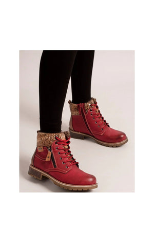 Lunar Millie GLB123 red waterproof boot