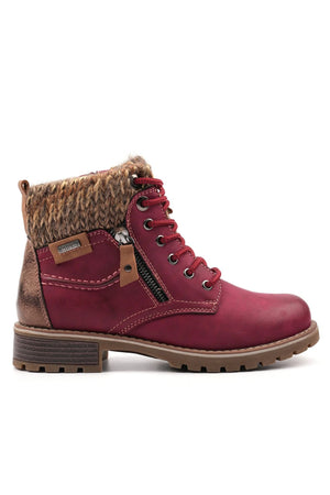 Lunar Millie GLB123 red waterproof boot