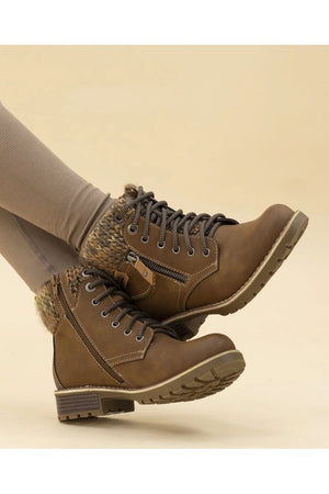 Lunar Millie GLB123 tan waterproof boot