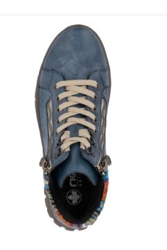 Rieker Ladies Boots N1305-14 navy multi waterproof