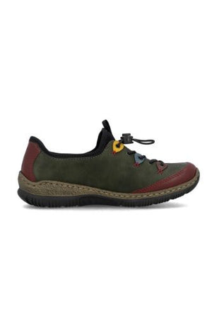 Rieker ladies Shoes N3271-54 forest multi