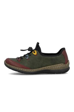 Rieker ladies Shoes N3271-54 forest multi