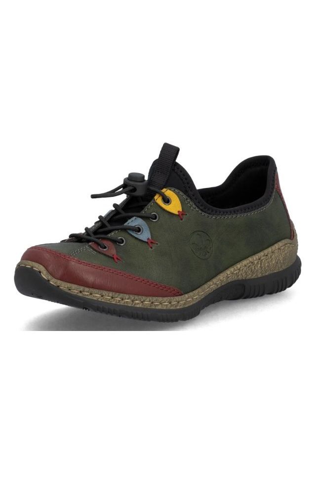 Rieker ladies Shoes N3271-54 forest multi