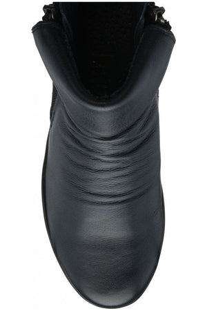 Lotus Cordelia boot in Navy Leather
