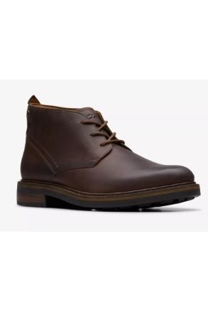 Clarks Newford Mid beeswax leather