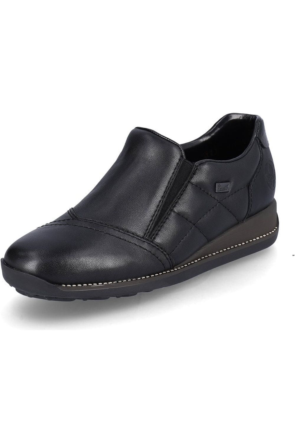 Rieker 44277-00 Black waterproof ladies shoe