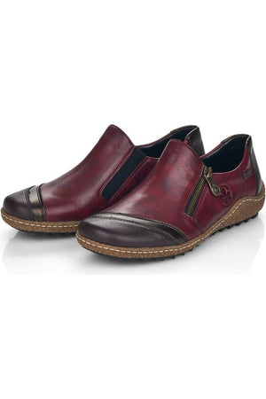 Rieker slip on  shoe  L7571-25 water resistant