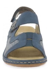 Rieker Womens Sandals 65989 15 blue