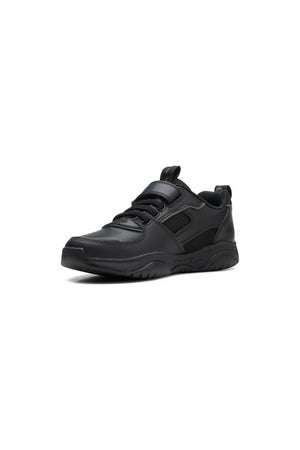 Clarks Fawn Lay Kid in black leather