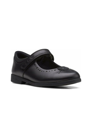 Clarks Magic Step Bar Kid czarna skóra