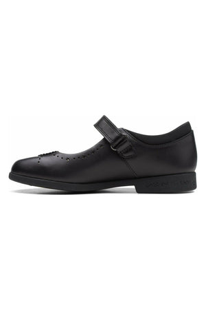 Clarks Magic Step Bar Kid czarna skóra