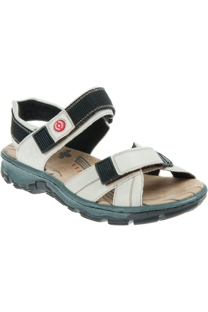 Rieker Womens Walking Sandal 68851 80 white