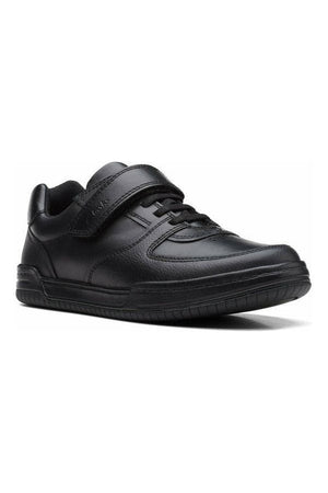 Clarks Fawn Lay Older in black leather