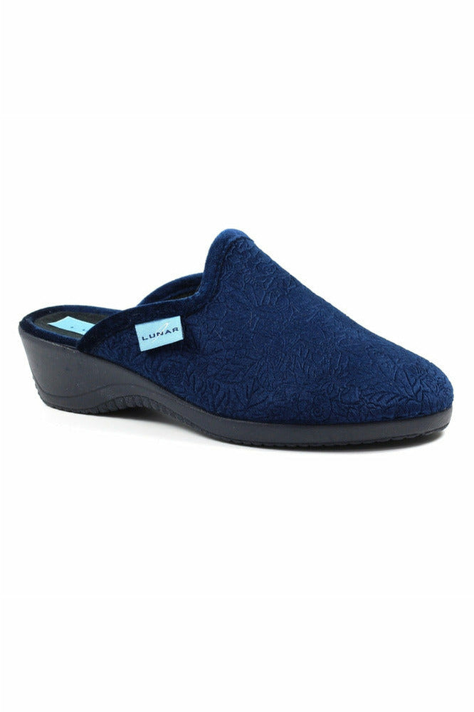 Lunar Womens Slippers KLA 170 Audrey in Navy