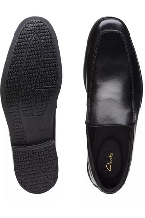 Clarks Howard Edge black leather