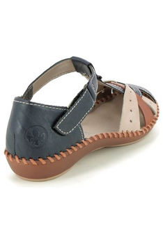 Rieker Women's M1655-14 in blue combi
