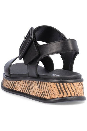 Rieker Womens W0800 00 czarny