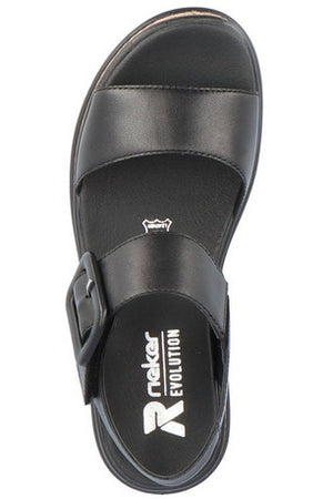 Rieker Womens W0800 00 czarny