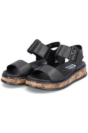 Rieker Womens W0800 00 czarny