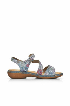 Rieker Womens sandals 659C7-90 in Multi