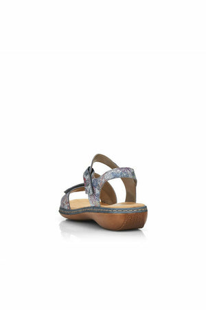 Rieker Womens sandals 659C7-90 in Multi