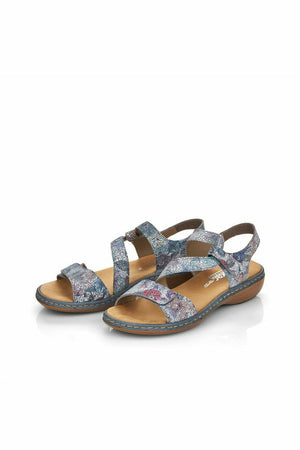 Rieker Womens sandals 659C7-90 in Multi