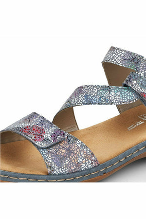 Rieker Womens sandals 659C7-90 in Multi