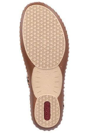 Rieker Women's M1655-14 in blue combi